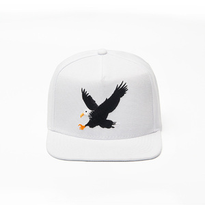OEM Custom 5 Panel Embroidery High Quality Vintage Snapback Cap Personal Design <b>Leaf</b> Tropical Pattern Jersey for Performance - Product Image 1