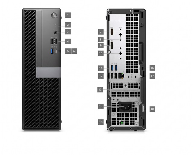 Wholesale OptiPlex 7010SFF I3 12100 8G 512 Solid State Drive Office and Commercial Small Desktop Hosts