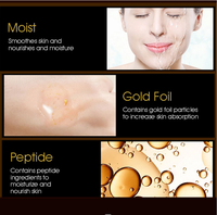 Sérum en or 24 carats de marque personnalisée Sérum de soin de la peau hydratant blanchissant à l'acide hyaluronique Produits de belleza pour le visage Sérum de soin de la peau de Corée