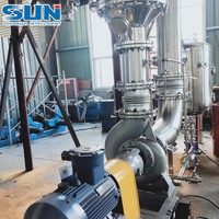 Evaporador de Circulación Forzada de Vapor de Acero Inoxidable de Alta Eficiencia SUN, Controlado por PLC, con Ahorro de Energía para Salsa de Chile
