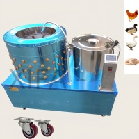 Plumeuse à poulet de petite taille motorisée pour abattages mobiles et éleveurs amateurs