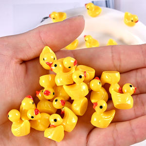 CHENXI 100 Piezas de Mini Patitos Amarillos de Resina 3D, Figuras Artísticas de Animales para Decoración de Jardín, Manualidades Coleccionables, Regalo - Product Image 6