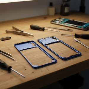 Carcasa Trasera con Marco Azul para Samsung Galaxy A7 2018 A750F, Pieza de Repuesto - Product Image 3