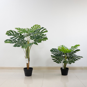 Plantes artificielles décoratives en gros Monstera <span class=keywords><strong>Albo</strong></span> Petite <span class=keywords><strong>plante</strong></span> artificielle Monstera Arbre en plastique en pot Accessoires Monstera - Product Image 2