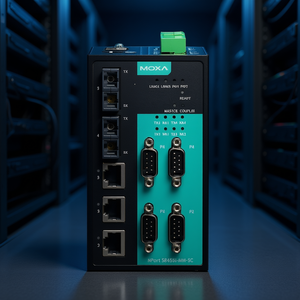 Módulo de E/S Ethernet Industrial Moxa NPort S8455I-MM-SC, Servidor de Dispositivos Seriales con Conexión RS-232, Origen Taiwán - Product Image 3