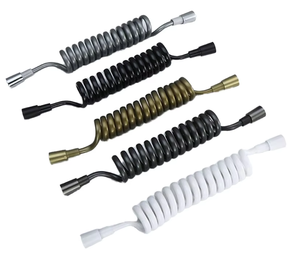 1 pièce Tuyau flexible <span class=keywords><strong>de</strong></span> douche à ressort pour ligne téléphonique, accessoire <span class=keywords><strong>de</strong></span> salle <span class=keywords><strong>de</strong></span> bain pour bidet et toilettes, avec raccord <span class=keywords><strong>de</strong></span> pulvérisation, longueurs 1.5M/2M/3M/5M - Product Image 1