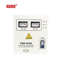 Conditionneur-stabilisateur de puissance monophasé tout-en-un pour commande de servomoteur, technologie SVC, capacité 5KVA, écran LCD + filtre + protection contre les surtensions