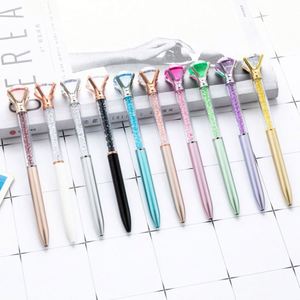 1.0Mm Custom Logo Novelty Promotional Ballpoint Big Diamond Head Plastic Ball <b>Pen</b> - Product Image 1