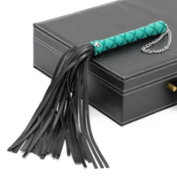 Luxe SM PU cuir esclave adulte jeu de sexe fessée fouet Flogger pagaie fétiche poignée fouet adulte jouets érotiques Bondage Gear