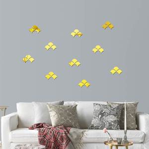 10/50 piezas de pegatinas de pared de espejo acrílicas autoadhesivas con diseño de escamas de pez, muy vendidas, para bricolaje - Product Image 2