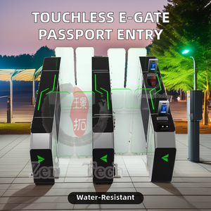 Zento Vente Chaude Anti-talonnage Aéroport E-<span class=keywords><strong>Gate</strong></span> Passport <span class=keywords><strong>Scan</strong></span> et Visage Reconnaître Double-vérification Tourniquet Coulissant Porte - Product Image 6