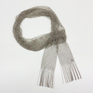 Collar de Lujo Elegante y Ligero de Platino Macizo PT850 de 42 mm con Diseño Fluido y Ajustable para Mujer - Product Image 1