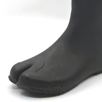 Bottes de pluie en caoutchouc unisexe imperméables, pliables, légères, antidérapantes, à bout fendu, hauteur genou, pour l'été, l'automne et l'hiver (vente en gros)