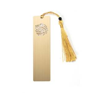 Marcapáginas de Metal Chapado en Oro de 24K de Fábrica China - Product Image 1