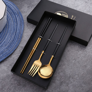Portugal Luxury Stainless Steel Flatware Set Gold Plated Mirror Cutlery Steak Knife Fork Spoon Elegant Wedding Tableware Gift - Product Image 5