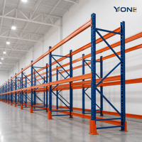 Étagère de stockage en acier Q235B, rayonnage à palettes robuste 1000 kg pour chambre froide, conception 3D gratuite, réglable, sélectif, industriel