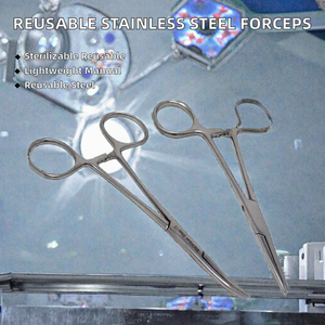 Pinzas para Oídos Reutilizables, Manuales, de Acero Inoxidable, Ligeras y Esterilizables, Juego Ortopédico OEM/ODM, Certificado CE por Blush Surgical - Product Image 2
