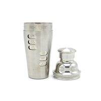 Mélangeur de Bar en acier inoxydable, 3 pièces, 24oz/750ml, pour vin, germanita, Mojito, Martini, batteur à Cocktail avec recettes sur le côté Rotation de la maison