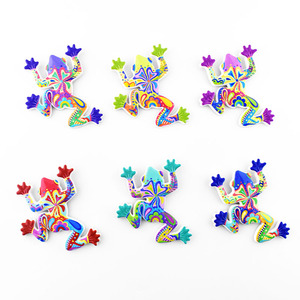 Aimants de réfrigérateur en résine personnalisés en gros, motifs animaux mignons : Gecko, Lézard, Caméléon, Grenouille - Product Image 6