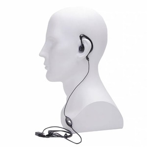 Walkie Talkie Headset Universal K Type Connector Earphone <b>Cable</b> Dust Proof Plastic Material - Product Image 1