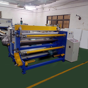 Machine de découpe et de rembobinage à chaud et à froid Zhenfei, largeur 1600 mm, diamètre 500 mm, double usage pour dentelle, maille et tissu en nitrile - Product Image 2