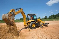 Baru Backhoe Loader hidrolik pemuat depan Backhoe BHL75