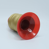 Yüksek Mukavemetli Sürekli Filament Polyester Dikiş İpliği 70D/3 Tex21 Ticket %100 Boyalı Düşük Çekme Yüksek Dayanıklılık