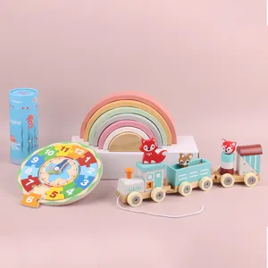 Crianças Enigma Early Education Toys Toddlers Educational Learning Games Brinquedos Montessori De Madeira Para Crianças