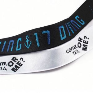 Lanyard Personalizado con Cierre de Seguridad, Negro y Blanco, Suministro Directo de Fábrica - Product Image 3