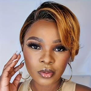 Pelucas cortas <span class=keywords><strong>de</strong></span> corte Pixie Peluca <span class=keywords><strong>de</strong></span> <span class=keywords><strong>cabello</strong></span> humano 13x4 Encaje Frontal HD Color natural transparente para mujeres Pelucas populares - Product Image 6