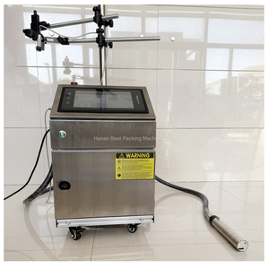 Imprimante à jet d'encre industrielle CIJ à grande vitesse avec bande transporteuse, étiquette thermique rouleau à rouleau - Product Image 2