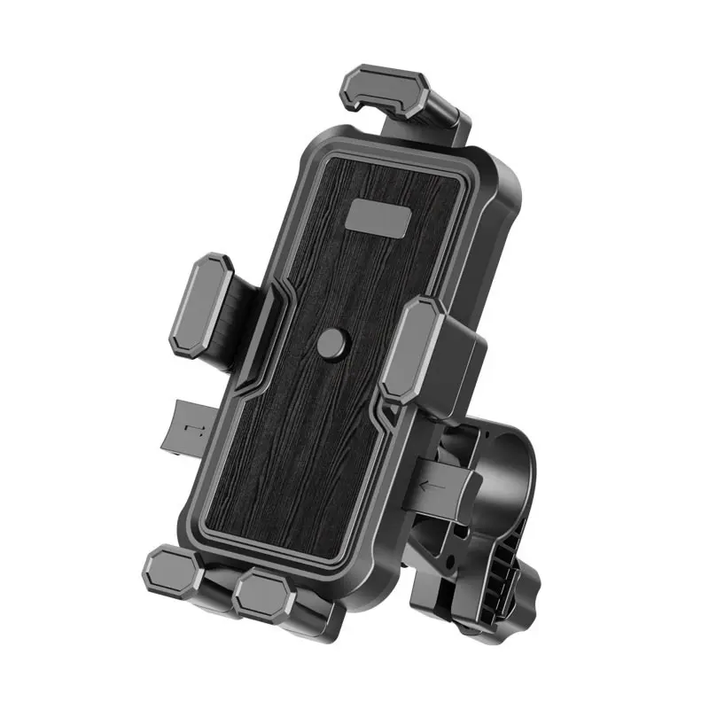 Nuevo soporte de teléfono de motocicleta ajustable con rotación de 360 grados, espejo retrovisor, soporte de teléfono, soporte de teléfono móvil para bicicleta