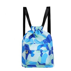 Bolsa de gimnasio portátil impermeable promocional, mochila, bolsa con cordón deportivo - Product Image 4