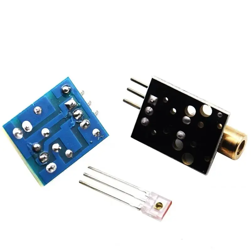 Laser Reciever Module Optics KY-008 650nm Laser Transmitter Module with Laser Sensor Module Non ...