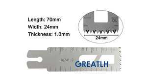 Instruments chirurgicaux orthopédiques Scie à lame <span class=keywords><strong>en</strong></span> os Lames de scie oscillantes Lames d'orthopédie - Product Image 4