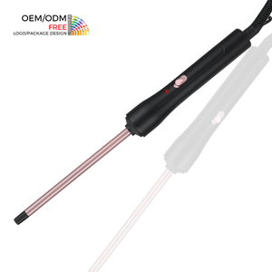 <span class=keywords><strong>Fer</strong></span> à friser électrique fin en aluminium Pritech 3/8 pouce, <span class=keywords><strong>petit</strong></span> baril, ultra fin, <span class=keywords><strong>fer</strong></span> à friser professionnel, baguette à friser fine - Product Image 1