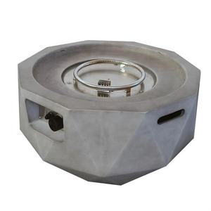 Bol de foyer au gaz propane pour l'extérieur élégant et décoratif MgO et table de feu en métal utilisation de jardin 40000BTU foyers sans fumée - Product Image 4