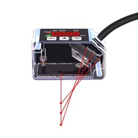 Capteur de mesure laser industriel intelligent HEINXS HL-S200P, distance entre centres de 200 mm, remplace les séries LR-Z/HG-C/KT5/KT6, sortie NPN