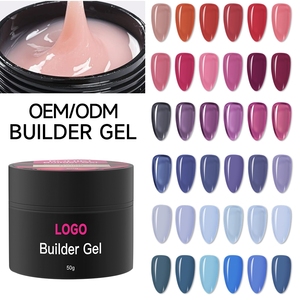 OEM Pro Factory 50g Hard Gel <b>Builder</b> Nail Extension Gel Long Lasting Professional UV Gel Nail Construction Gel Polish for Salon - Product Image 1