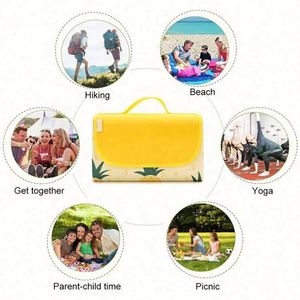 Outdoor Extra <b>Large</b> Sand Proof Waterproof Portable Picnic Beach Blanket <b>Mat</b> for Camping Hiking - Product Image 4