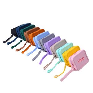 High-Value New Simple Silicone Zipper Storage Bag <b>Small</b> Size Unisex Multi-Purpose Large Capacity Portable Carry-On Coin <b>Purse</b> - Product Image 1