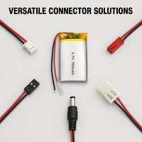 Baterai Li-Po Polimer Tahan Lama 3.7V 700mAh Slim-Cell Anti-Bengkak untuk Mesin POS Sistem Alarm Tag Elektronik Daya Tahan Lama