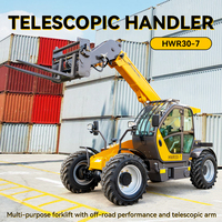 Hot Sale 4x4 Driving Telehandler Rough Terrain Telescopic Boom Forklift Diesel Forklift Four Wheel
