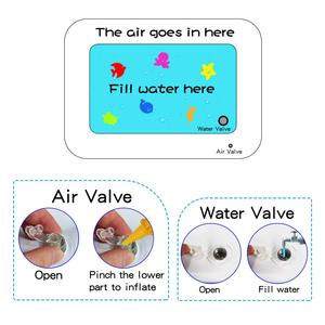 Tapete de Agua Inflable para Bebés, Tapete Sensorial para Jugar, Mundo Submarino, Juguete de Desarrollo Temprano para Bebés - Product Image 2