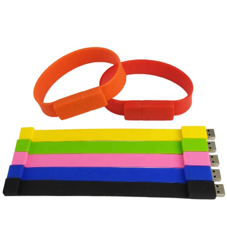 Wristband pen drive USB 2.0 3.0 logo 8GB 16GB 32Gb 64GB personalized usb stick flash bracelet shapes gift flash memory