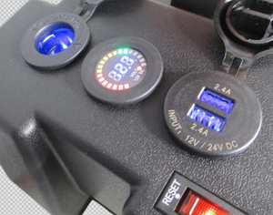 Enchufe USB redondo de 12/24V estilo OLED LED 4.8A, cargador de alimentación USB Dual para coche, cargador de dispositivo rápido para sistemas de 12/24V - Product Image 5