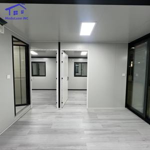 โรงแรมวิลล่าคอนเทนเนอร์แบบขยายได้ขนาด 40 ฟุต สไตล์ร่วมสมัย สำเร็จรูป พร้อมฉนวนกันความร้อน ป้องกันลมแรง 3 ห้องนอน ครัวหรูหรา เคลื่อนย้ายได้ - Product Image 4