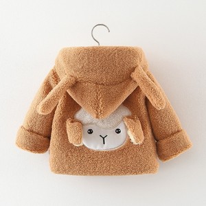 Cappotto in pelliccia sintetica invernale per bambini giacche in pile per bambini capispalla principessa capispalla per ragazze abbigliamento caldo cappotti ispessiti con cerniera con cappuccio per ragazza - Product Image 3