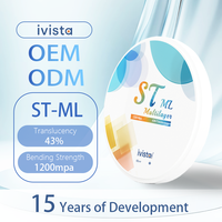 Bloque de Zirconia Multicapa ST-ML, Bloque de Zirconia Dental para Productos Dentales, Restauración Estética, Grado Clínico