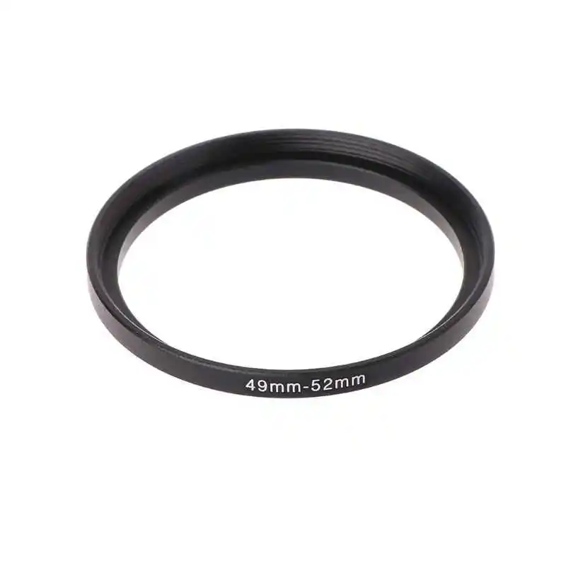 7 unids/set 49MM-77MM Universal negro Metal aleación de aluminio anillo elevador común lente de cámara adaptador filtro conjunto Accesorios